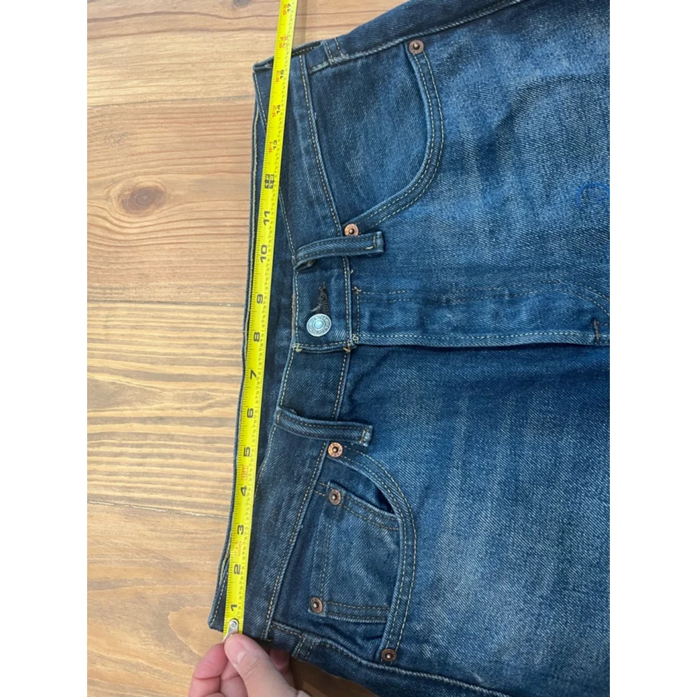 Men's Levi's 501‎ Jeans Size 30 Blue Denim, Inseam 27, 11 rise